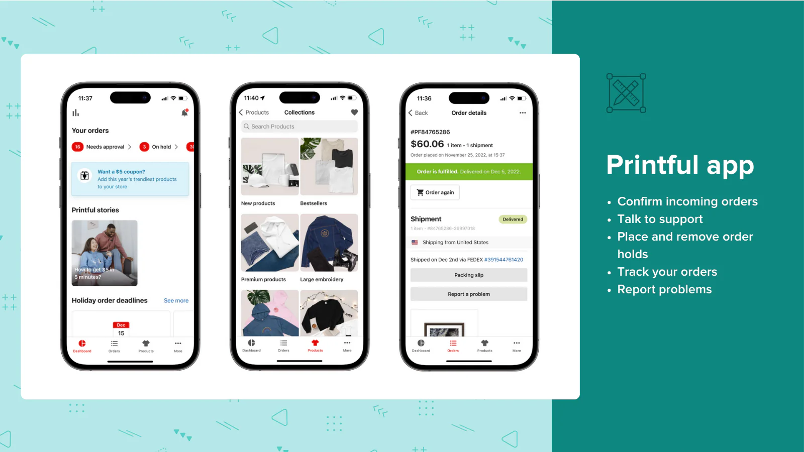 printful interface
