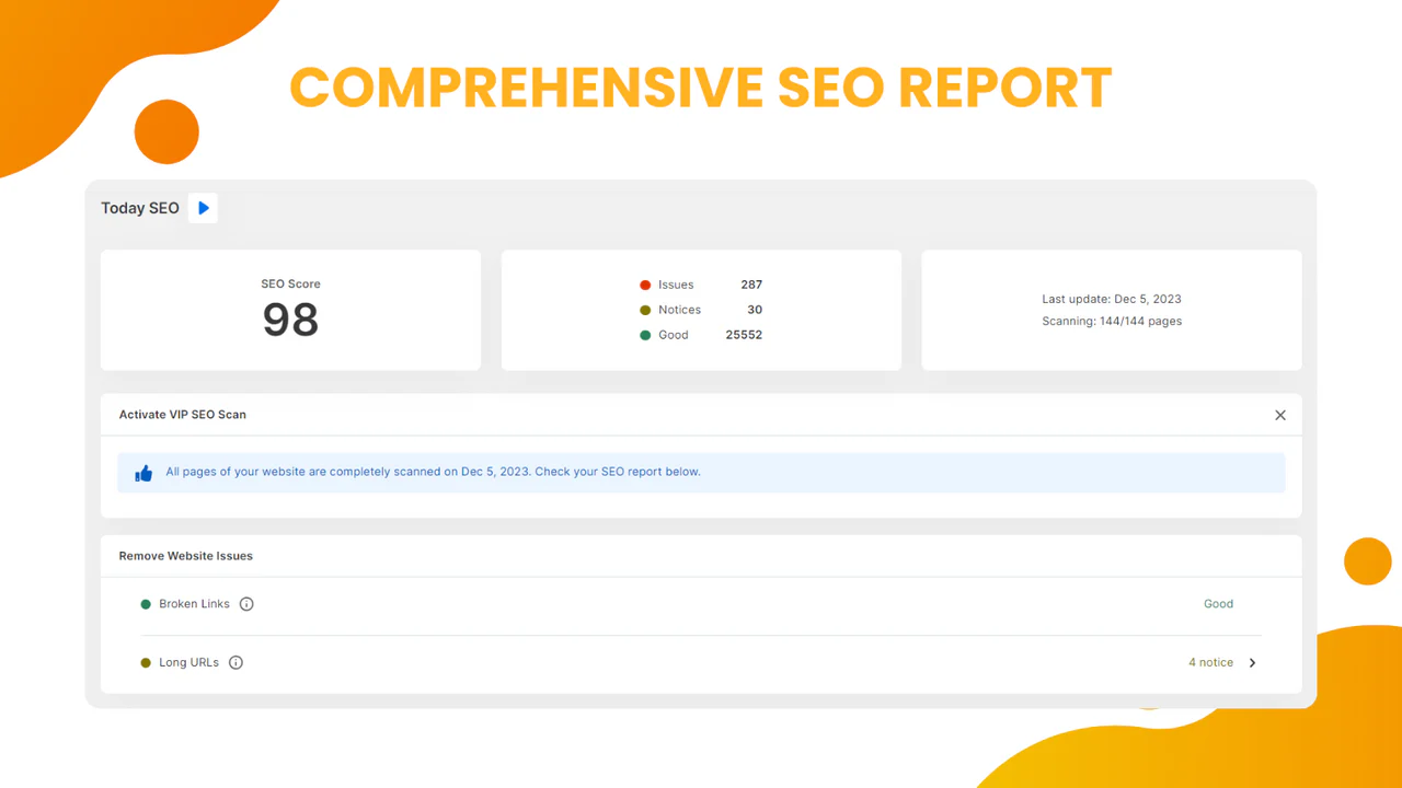 seo report analysis