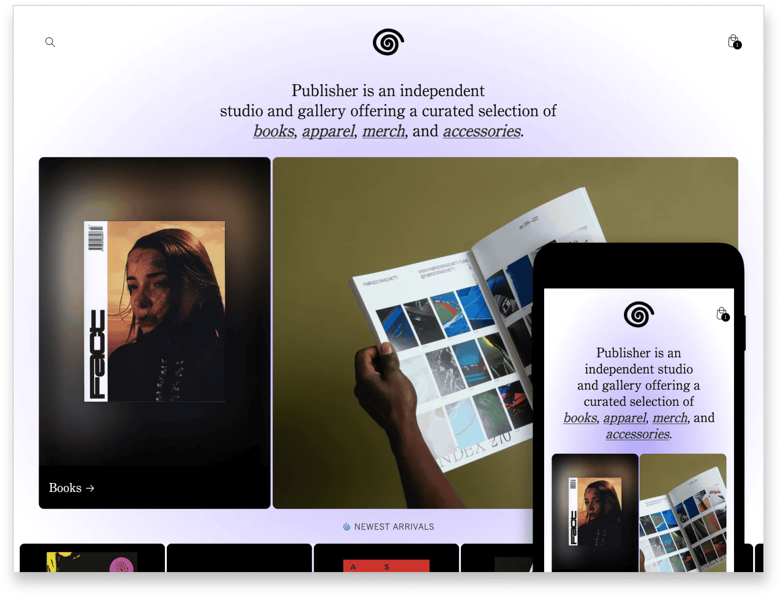 publisher shopify themes
