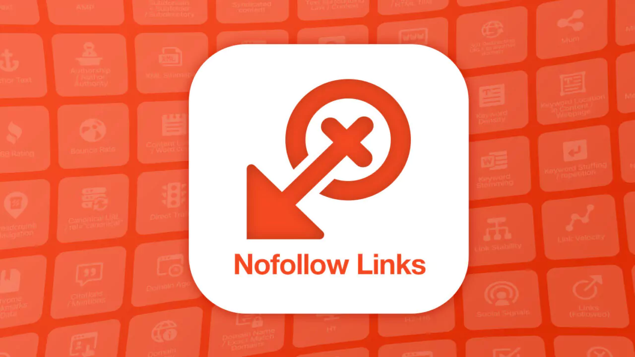 Nofollow backlinks