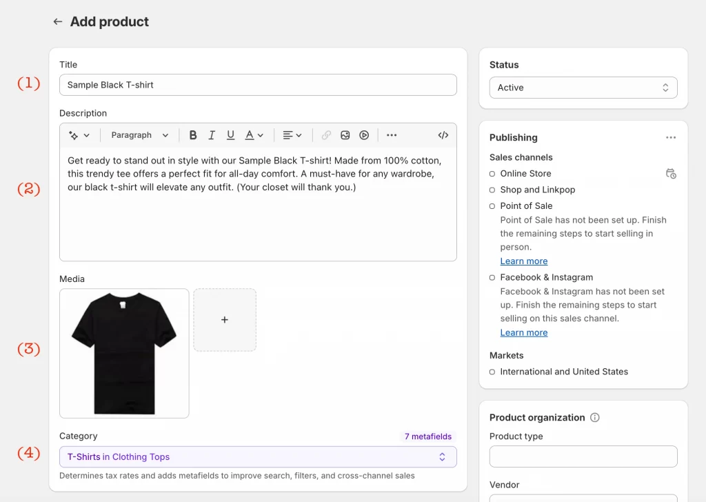 Visibility Of How To Add Product