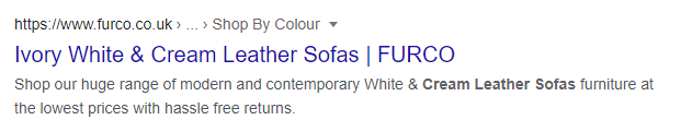 rich snippets example