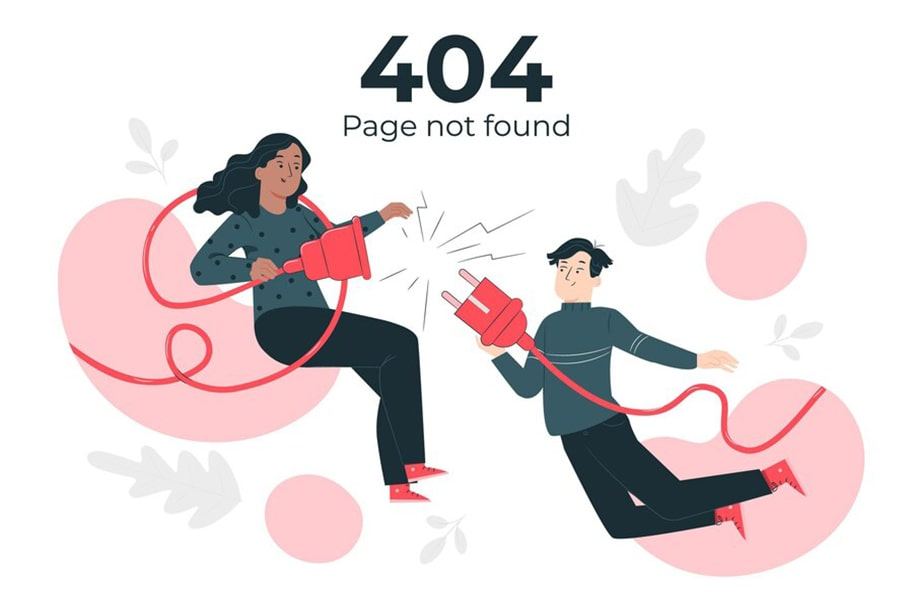 example of 404 page