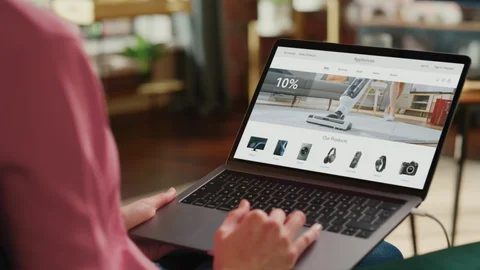 online store scrolling