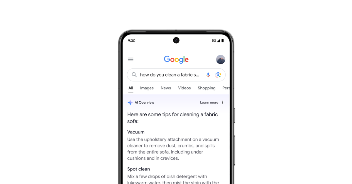 result of ai overview search