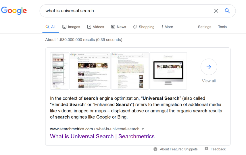 Featured Snippet