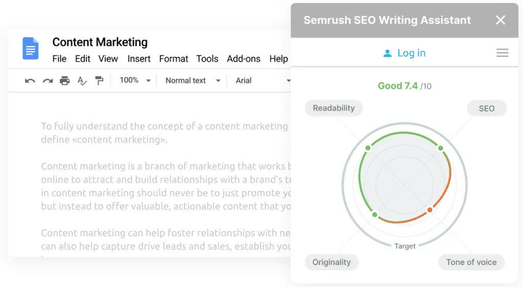 semrush seo writing assistant
