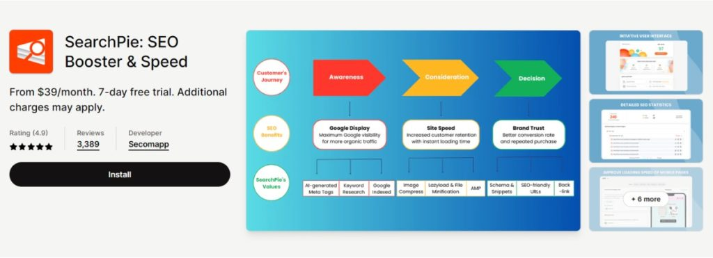searchpie seo app