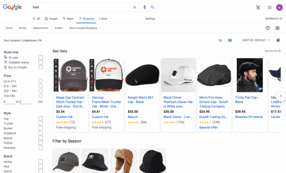 google search