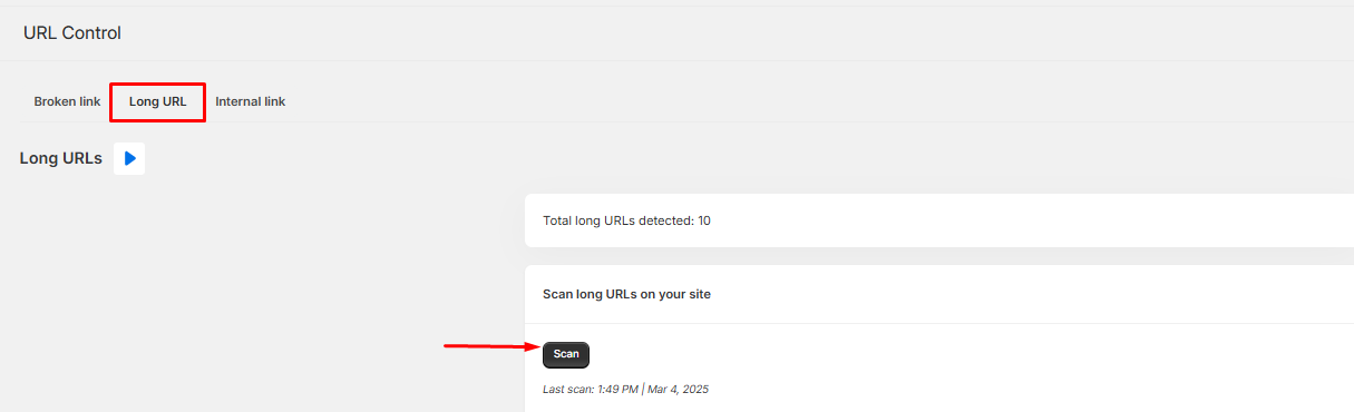 URL Control of searchpie