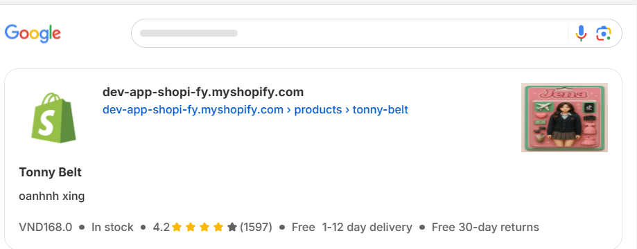 product schema example