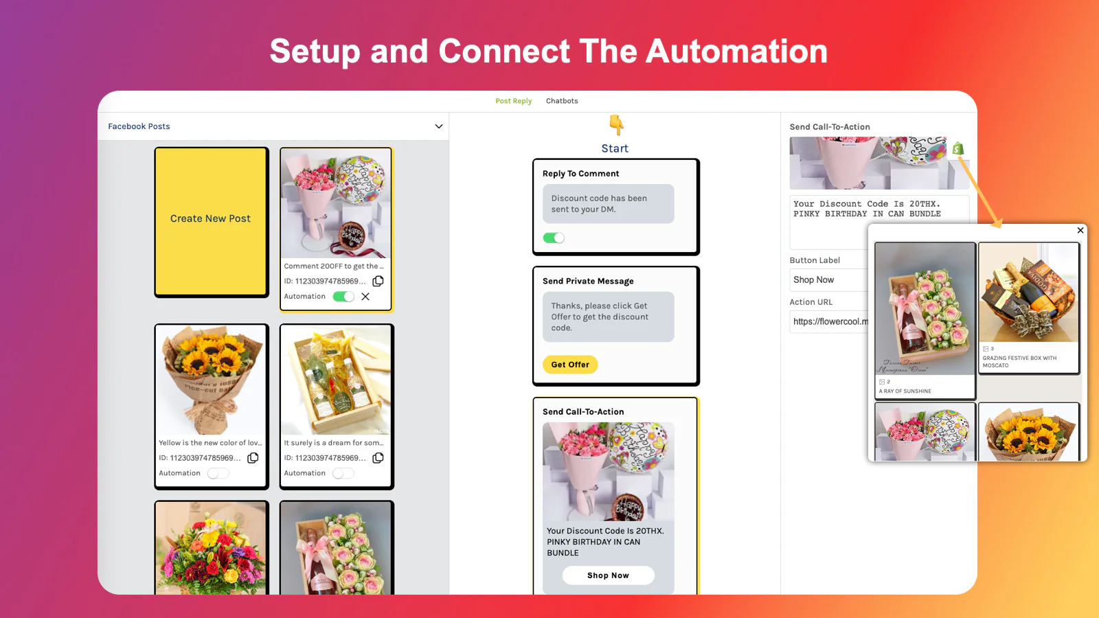 instashop interface
