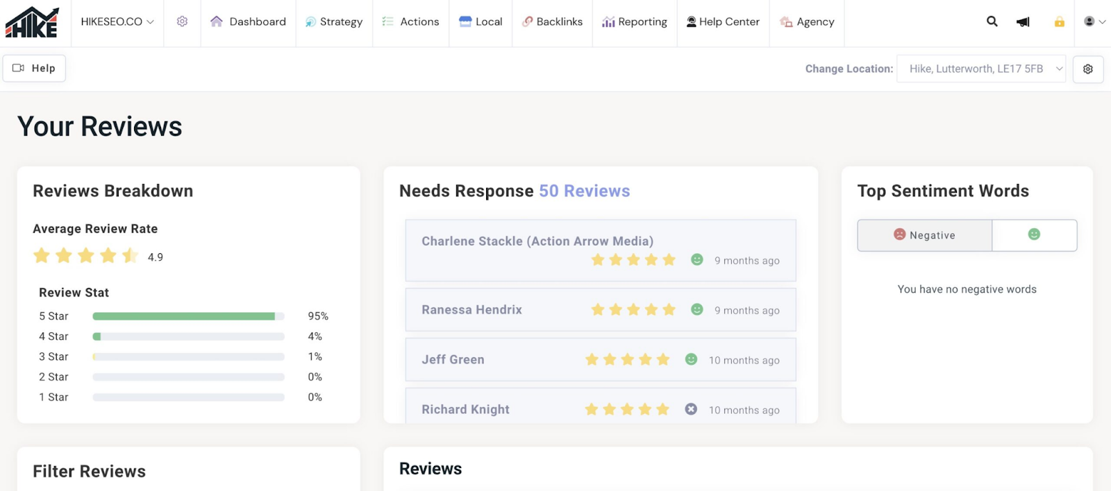 example of customer review 