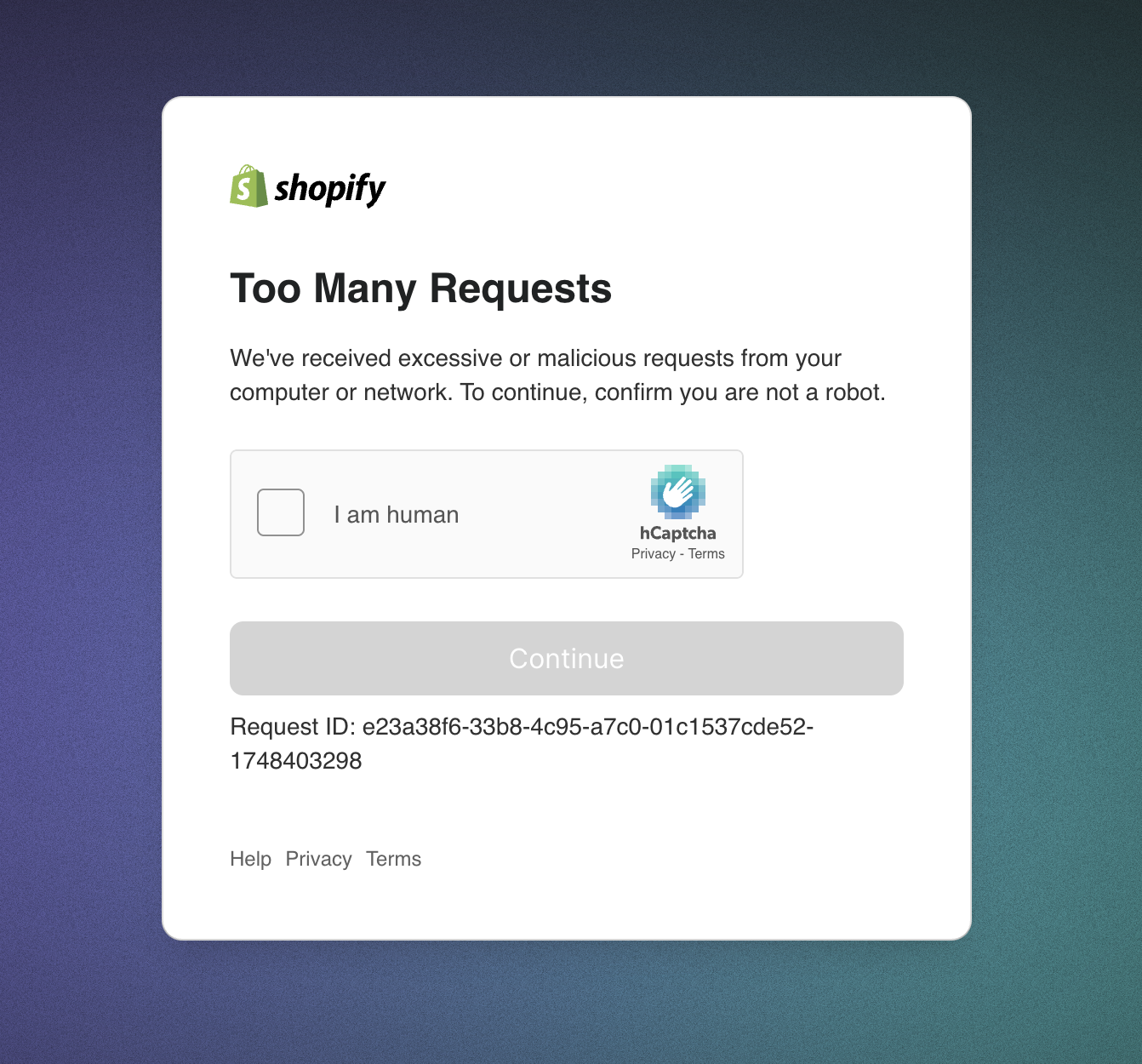 Tip 4: Keep forms clean with Shopify’s built-in hCaptcha (default)
