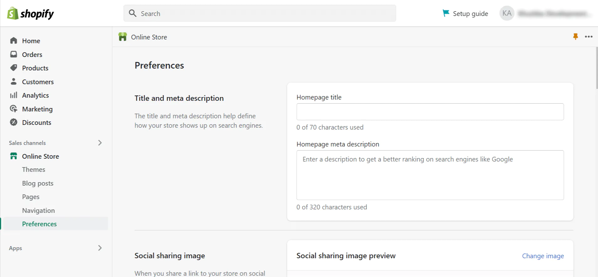 Shopify Homepage SEO: 11 Proven Fixes to Rank Without Risk 3 Shopify homepage SEO showing meta title and meta description